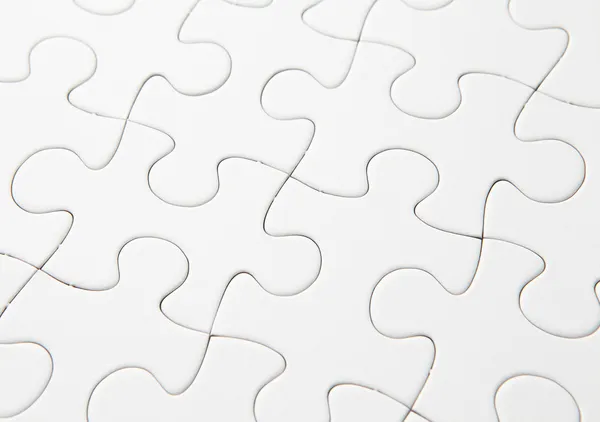 Puzzle branco — Fotografia de Stock