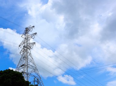 power transmission tower clipart