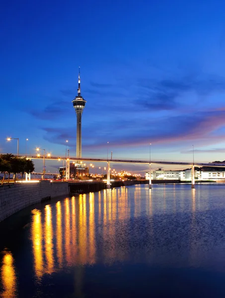 Macao di notte — Foto Stock