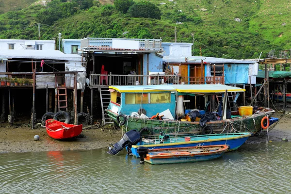 Tai O vila piscatória em Hong Kong — Fotografia de Stock