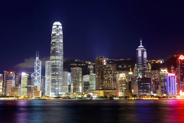 Hongkong på natten — Stockfoto