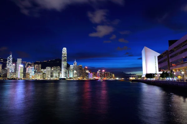 Hongkong bei Nacht — Stockfoto