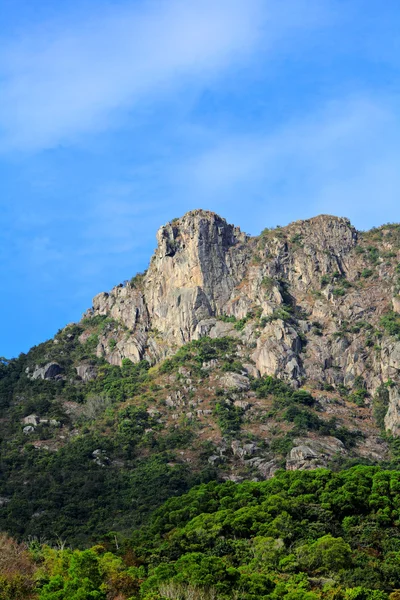 Lion Rock, гора, похожая на льва в Гонконге — стоковое фото
