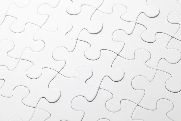 White puzzle — Stock Photo, Image