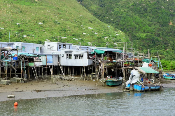 Wioska rybacka Tai o w hong Kongu — Zdjęcie stockowe