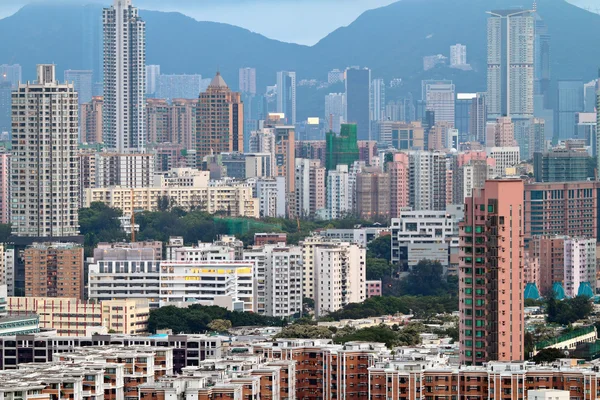 Crowded building in Hong Kong — Stock Photo, Image