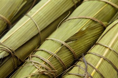 dragon boat Festivali için pirinç hamur tatlısı
