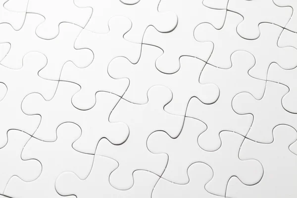 White puzzle — Stock Photo, Image