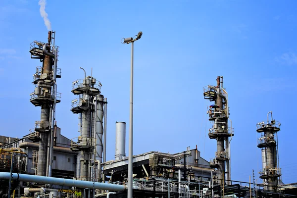 Indústrias de refinação de gás — Fotografia de Stock