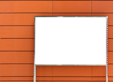 metro istasyonunda boş Pano