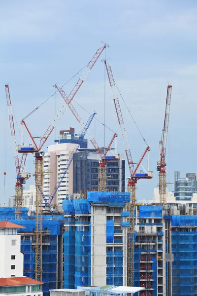 Chantier de construction à Singapour — Photo