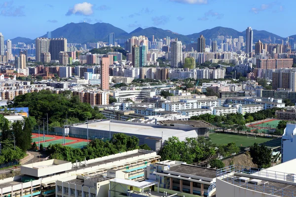 Crowded building in Hong Kong — Stock Photo, Image