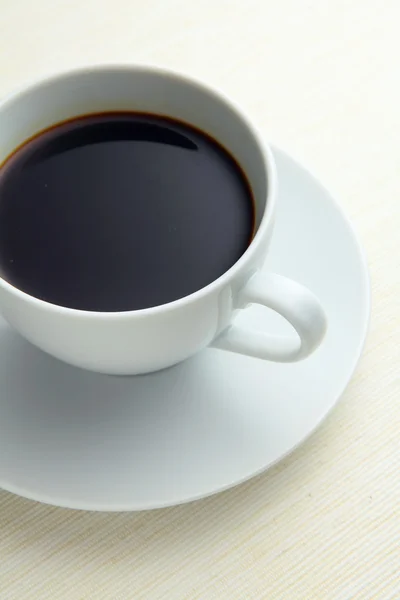 Cup of coffee on white — Stock Photo, Image