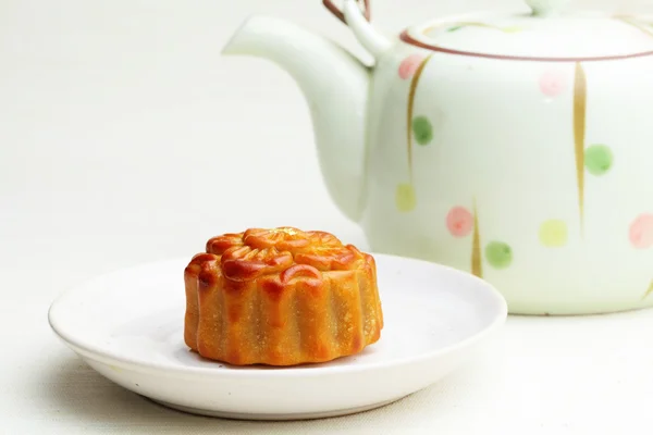 Moon cake for Chinese Mid autumn festival — Stock Photo, Image