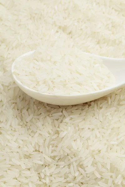 White uncooked rice — Stock Photo, Image