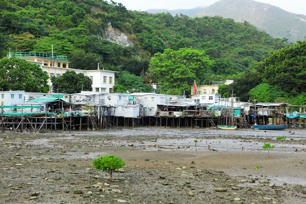 Vissersdorp Tai o in hong kong — Stockfoto