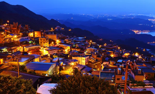Chiu fen Köyü, gece, Tayvan