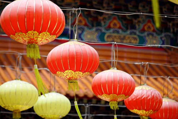 Lucerna v čínský chrám — Stock fotografie