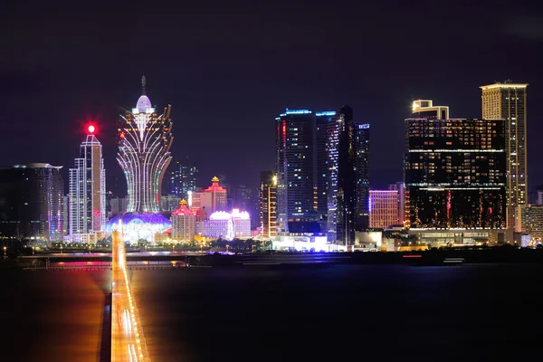 Macau à noite — Fotografia de Stock