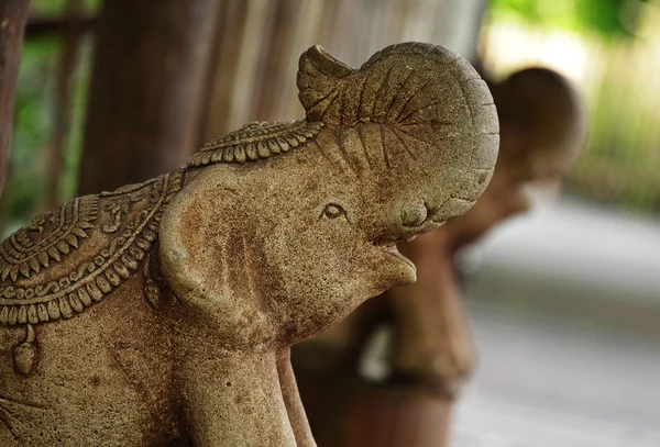 Patung batu gajah — Stok Foto