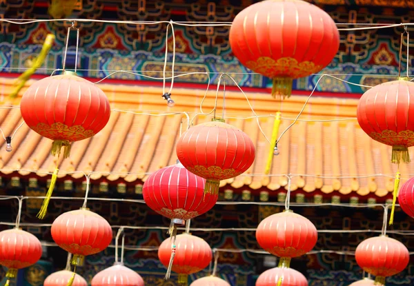 Lykta i kinesiska tempel — Stockfoto