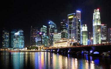 Singapur 'da gece vakti