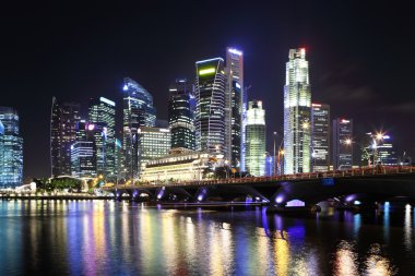 Singapur 'da gece vakti