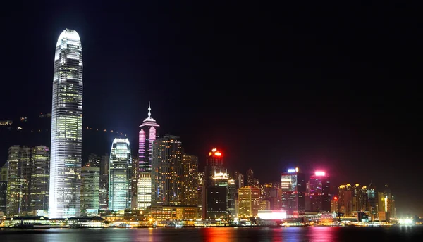 Hong Kong por la noche — Foto de Stock