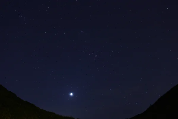 Star at night sky — Stock Photo, Image