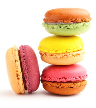 renkli macaroons