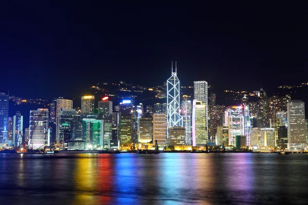 Hong Kong Gece Sahnesi — Stok fotoğraf