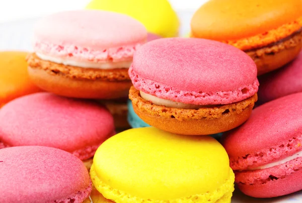 Färgglada macaroons — Stockfoto