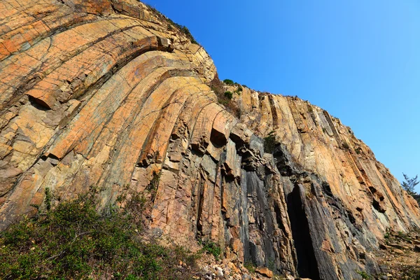 Hong Kong Geographical Park, coluna hexagonal — Fotografia de Stock