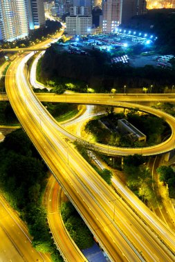 trafik şehir gece
