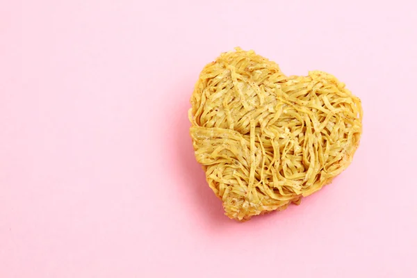 Heart sharp noodle — Stock Photo, Image