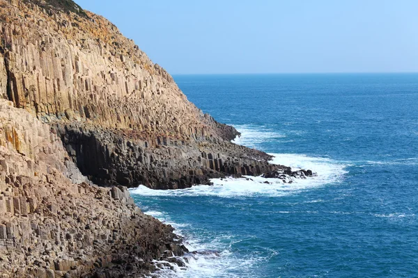 Hong Kong Geographical Park, colonna esagonale — Foto Stock