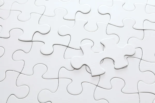 White puzzle — Stock Photo, Image