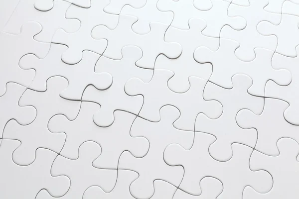 White puzzle — Stock Photo, Image