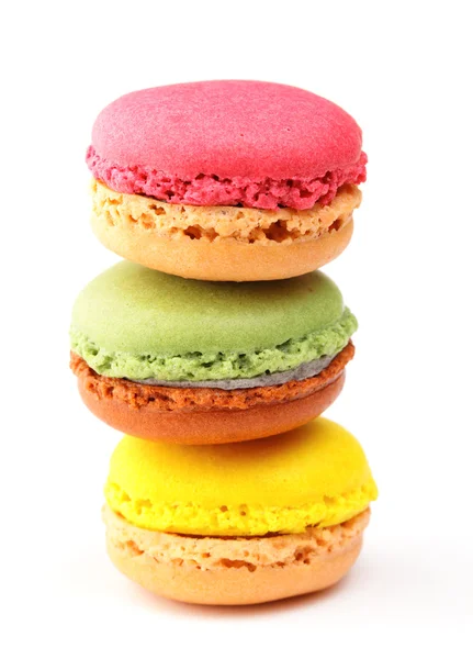 Macaron colorato in primo piano — Foto Stock