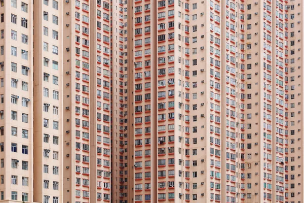 Hong kong überfülltes Wohnhaus — Stockfoto
