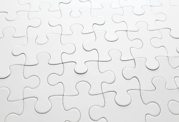 White puzzle — Stock Photo, Image