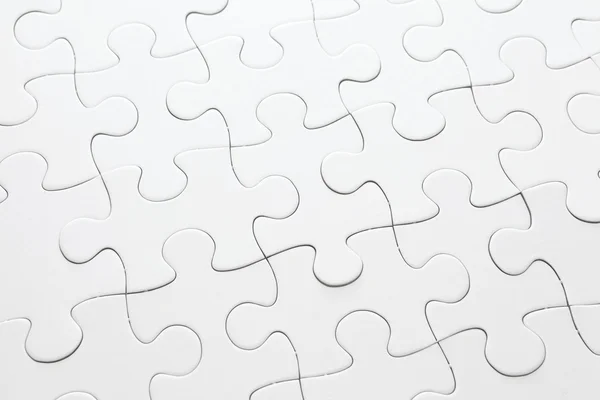 Weißes Puzzle — Stockfoto