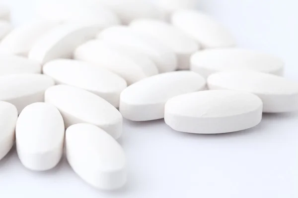 White pills — Stock Photo, Image