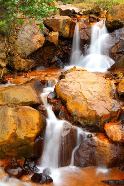 Golden waterfall — Stock Photo, Image