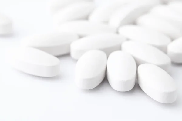 White pills — Stock Photo, Image