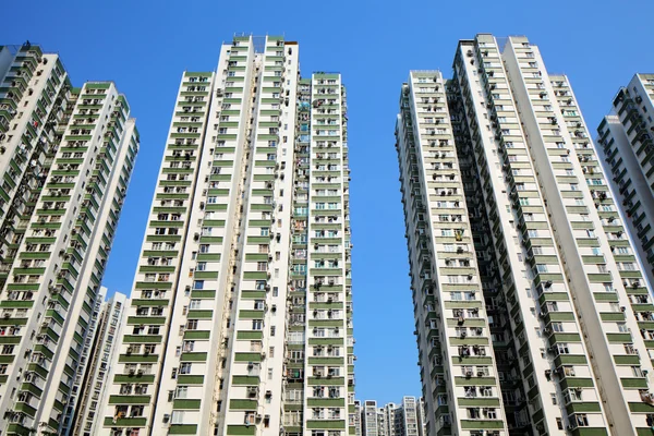 Bloco de apartamentos em Hong Kong — Fotografia de Stock