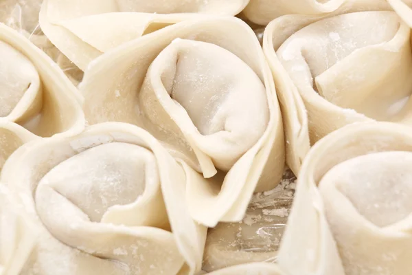 Rå dumplings — Stockfoto