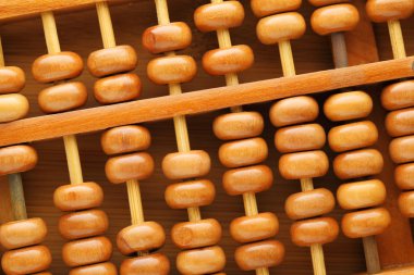 eski abacus yakın çekim