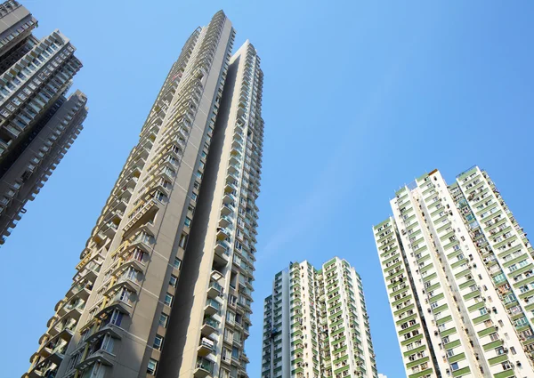 Appartementenblok in hong kong — Stockfoto
