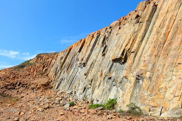 Hong Kong Geographical Park, columna hexagonal —  Fotos de Stock